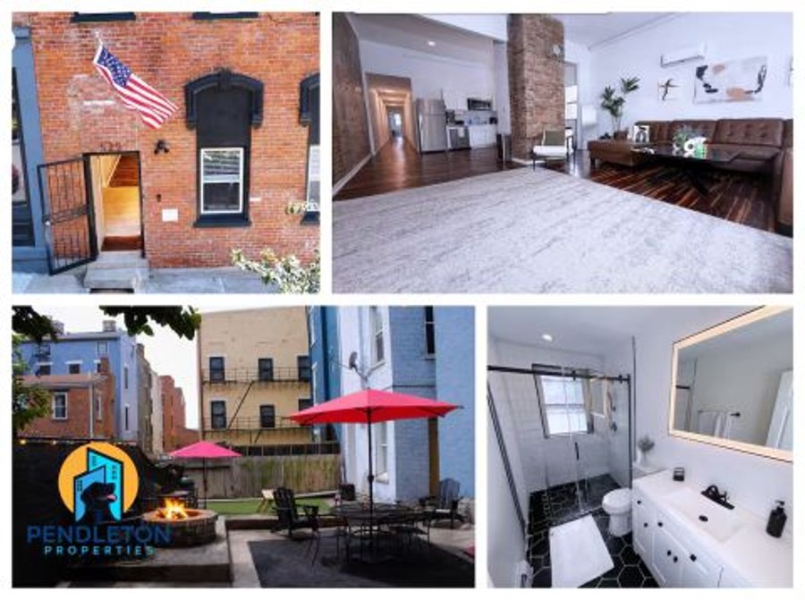 Pendleton Properties unit interior and exterior collage